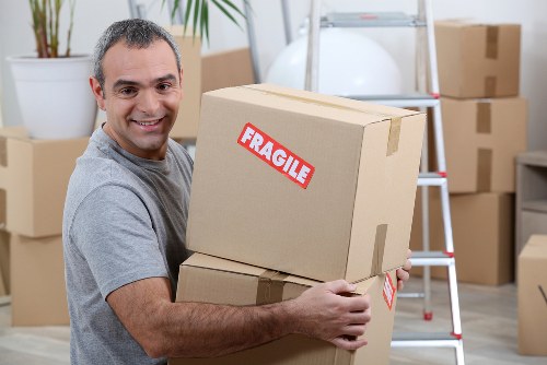 Man and van service helping with moving in Hampstead streets