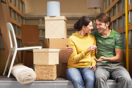 Furniture and household items being moved safely in Hampstead
